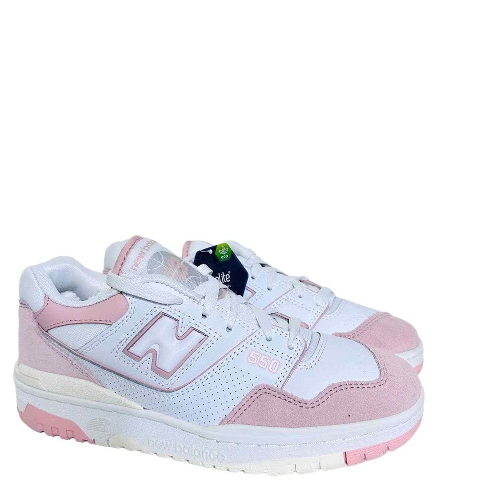 New Balance Womens 550 Sneakers 9.5 80s Retro Chunky Barbiecore Gym White Pink